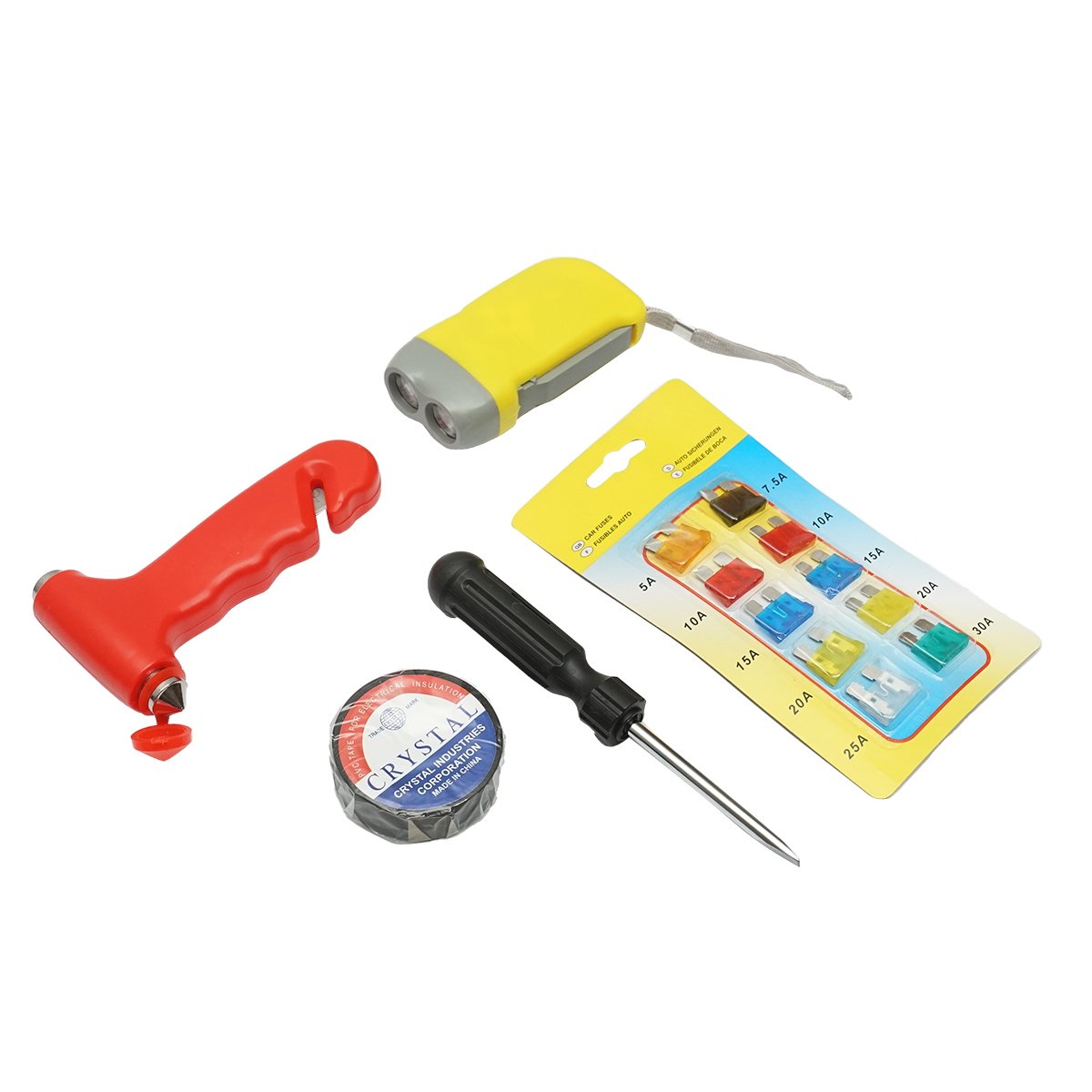 Kit siguranta auto cu necesar de urgenta 10 piese Breckner Germany